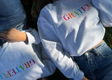 Load image into Gallery viewer, Grateful Embroidered Crewneck
